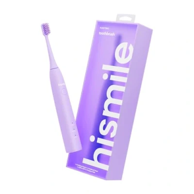 Immagine di HISMILE Spazzolino elettrico, 3 modalità di spazzolatura, timer intelligente, ricaricabile, setole morbide affusolate, memoria (viola)