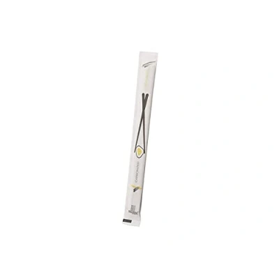 Immagine di Tessera Bio Products QA143BW Bacchette in bambù trattato termicamente, confezione singola, lunghezza 24 cm, da 100 pezzi