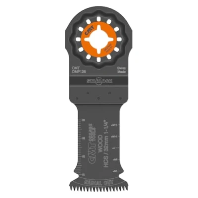 Immagine di CMT OMF126 X1 Lama Taglio di Precisione a Dentatura Doppia, Grigio/Nero