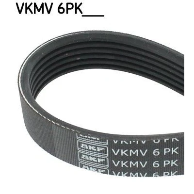 Immagine di SKF VKMV 6PK1004 R Cinghia Poly V 1004 6 PEUGEOT: 208 I Hatchback, 2008 Station Wagon, 3008 II SUV, CITROËN: C4 Picasso 2, DS3 Cactus