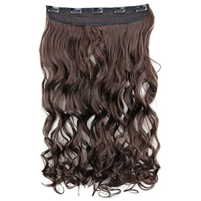Immagine di CAISHA 60cm Clip In ExtensionsExtensions Per I Capelli Posticcio Liscio Bruna C70 1
