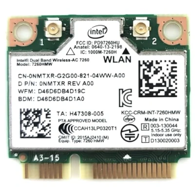 Immagine di Intel Dual Band Wireless AC 7260 2x2 Scheda di rete