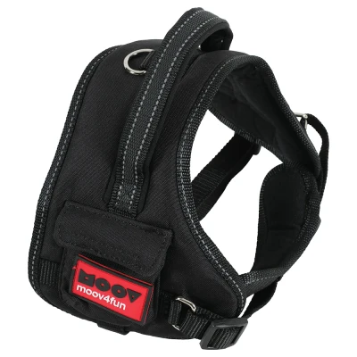 Immagine di Zolux Imbracatura Comfort Regolabile réflectif Moov M Torre di Collo 46 a 56 cm Petto 59 75 Colore Nero