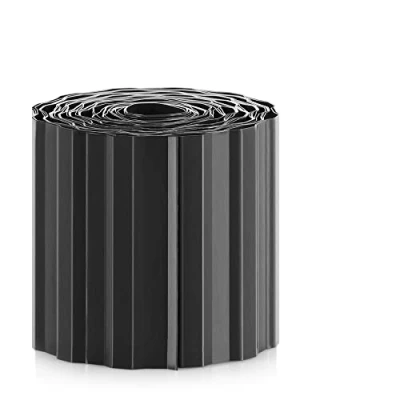 Immagine di com four® Bordi per Prati in plastica aiuole recinzioni Lunghezza Regolabile Individualmente 15 x 900 cm