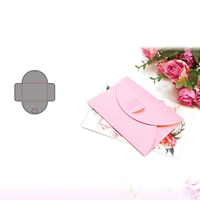 Immagine di fustelle per goffratura fai da te, busta, in metallo, scrapbooking, goffratura, biglietti di carta, stencil argento