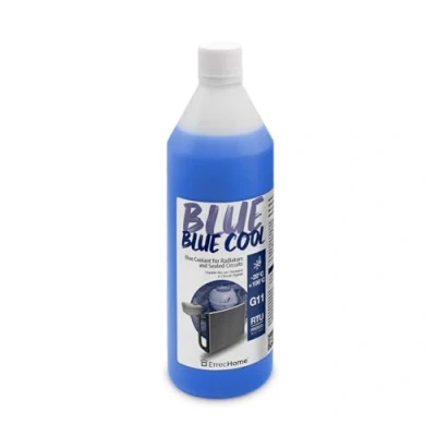 Immagine di ErrecHome Blue Cool, Liquido Radiatore Blu 20C/+106C, antigelo G11 con pacchetto inibitore NAP FREE, Pronto all’uso, 1 Litro