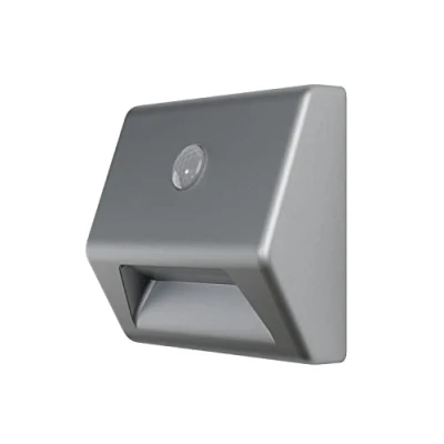 Immagine di LEDVANCE NIGHTLUX® Stair L 4058075260757 Luce notturna LED con sensore di movimento Rettangolare (monocolore) Bianco neutro Argento