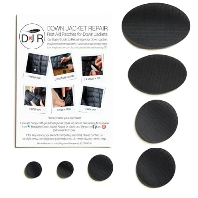 Immagine di Down Jacket Repair Kit di toppe autoadesive per piumini 17 colori