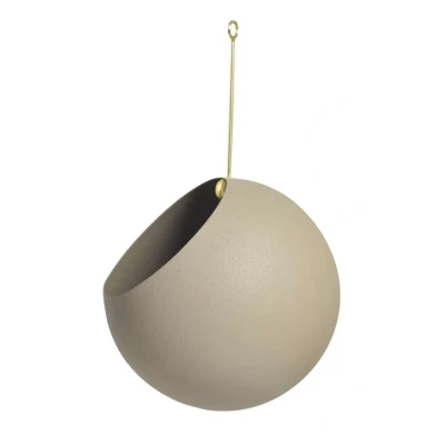 Immagine di AYTM Globe vaso da fiori, sospeso, Ø 17 cm, grigio, alluminio