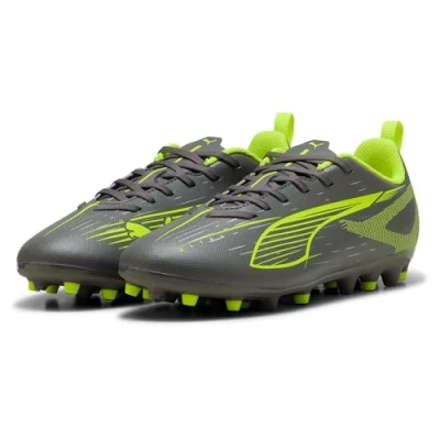 Immagine di PUMA Ultra 5 Play MG JR, Scarpe da Calcio, Matte Aged Silver Yellow Alert Silver, 37.5 EU