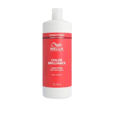 Immagine di Wella Professionals Invigo Color Brilliance Balsamo con vitamina E, Protezione colore e luminosità, Per capelli spessi 1l