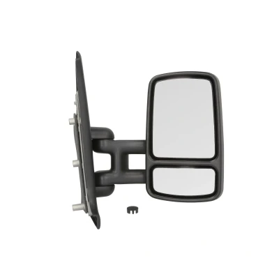 Immagine di Specchietto retrovisore esterno Spj E 1616 Dx zigrinato manuale convesso, Braccio specchio medio, con a grandangolo per veicolo guida S