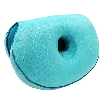 Immagine di Cuscino di Seduta in Memory Foam per Alleviare Le Ossa dei Muscoli Posteriori della Coscia Fianchi del Sedile Tuberosità Ischiatica Comodo L&#039;Ufficio a Casa