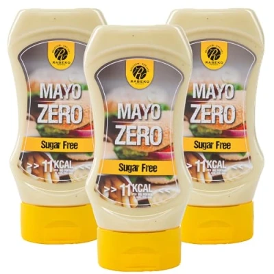 Immagine di Rabeko Zero Sauce Mayo, 1 x 350ml senza zucchero e a basso contenuto di grassi prodotti sani carboidrati con meno calorie per insalate, patatine fritte