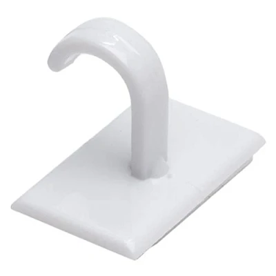 Immagine di Merriway BH00038 Ganci per Tazze Autoadesivi, Bianco, Set di 6 Pezzi