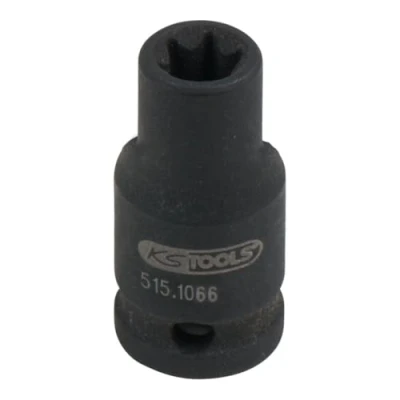 Immagine di KS TOOLS 515.1066 Chiave a bussola E6 6,3 (1/4&quot;)mm (pollici) Torx esterno, Profilo E