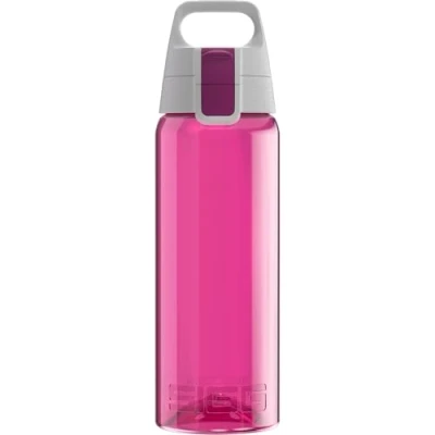 Immagine di Sigg Total Color Berry Borraccia Tritan (0,6 L), Ermetica e Priva di Sostanze Nocive, Leggerissima Robusta Design in