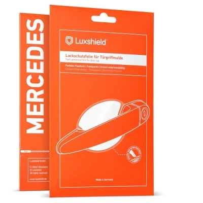 Immagine di Luxshield Pellicola Protettiva Maniglia della Portiera Auto per Mercedes Benz GLC 2 (II) X254 I 2022 2024 Protezione Antigraffio, Vernice Trasparente