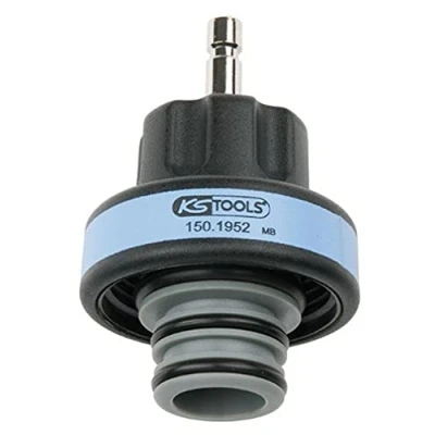 Immagine di KS Tools, Utensili autofficina, Adattatore per sistema di raffreddamento M50 x 3.0, azzurro