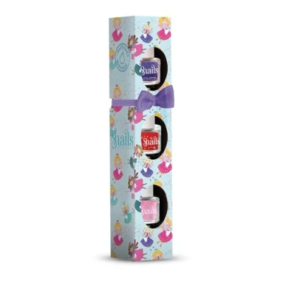 Immagine di Snails 510421 Set regalo per bambini, motivo: fata, 3 x 5 ml, a base d&#039;acqua, lavabile, innocuo, vegano