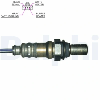 Immagine di DELPHI ES20076 12B1 Sonda lambda planare, riscaldato MITSUBISHI: Lancer 7 Limousine, 6 Limousine