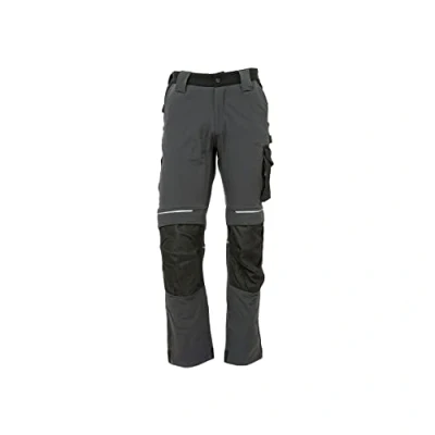 Immagine di Pantalone U Power Performance, Modello Atom, Slim Fit Elasticizzato, con Multi_tasche Frontali e Laterali, Tessuto Traspirante, Elastico in Vita, Cerniera di Chiusura (Deep Blue )