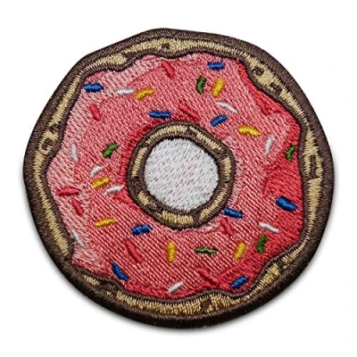 Immagine di Finally Home Toppa termoadesiva a ciambella, rosa