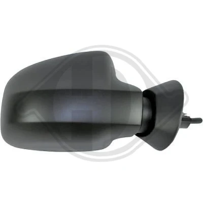 Immagine di Specchio retrovisore esterno Diederichs 4421024 Dx con la prima mano convesso, per a regolazione manuale, completo DACIA: Duster II
