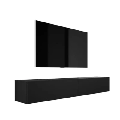 Immagine di 3E 3xE living.com Mobile TV sospeso, D: L: 2 x 100 cm, A: 34 P: 32 NERO OPACO