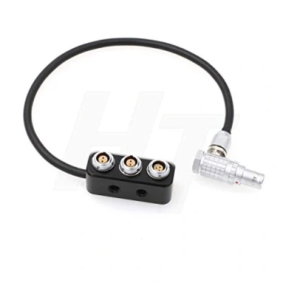 Immagine di HangTon EXT RS Adattatore splitter Box 7 Pin a Fischer 3 e 0B 2pin per ARRI Alexa Mini Amira Camera, Start/Stop Funzione di Alimentazione