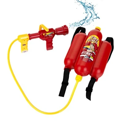 Immagine di Theo Klein Pompa antincendio con Funzione di spruzzo d&#039;Acqua e Serbatoio da 2 Litri Trasportabile Come Uno Zaino Dimensioni 31 cm x 21 9 Giocattolo per Bambini a Partire dai 3 Anni età