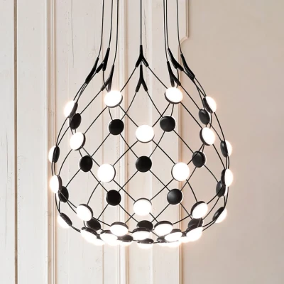 Immagine di Luceplan Mesh lampada a sospensione 55 cm