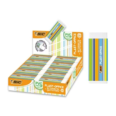 Immagine di BIC Radierer PLAST di Office in plastica, Display Box da 20 pezzi