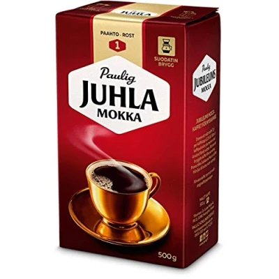 Immagine di Paulig Juhla Mokka filter ground caffè 4 Packs of 500g
