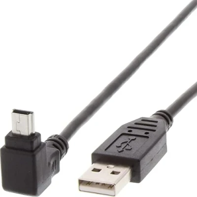 Immagine di Techly 305236 Cavo USB 2.0 A Maschio/Mini B Maschio 90 1,8 m Nero