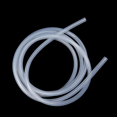 Immagine di iMeistek tubo in silicone 7 mm ID x 10 OD 4 metri, flessibile per uso alimentare, trasparente acqua e aria