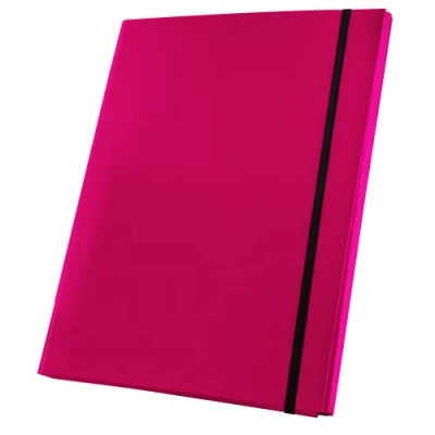 Immagine di Netuno 1x cartellina portadocumenti rosa formato A4 dorso 20 mm con elastico cartella porta documenti cartone polypropylene