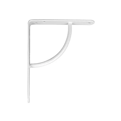 Immagine di Amig Staffa per mensole a muro Supporti Reggimensola Staffe in Acciaio Colore: Bianco Dimensioni: 250 x 200 Peso max: 90 kg
