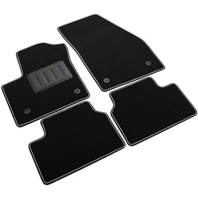 Immagine di ilTappetoAuto SPRINT03409 Set tappetino PP(Polipropilene) anteriore e posteriore 4 nero Su misura OPEL: Meriva B