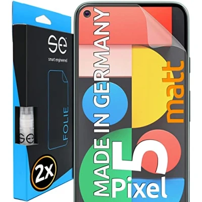 Immagine di smart engineered 3D Pellicola Opaca di Protezione dello Schermo per Google Pixel 5 antiriflesso [2 Pezzi Opaco, Case Friendly, Protettiva TPU