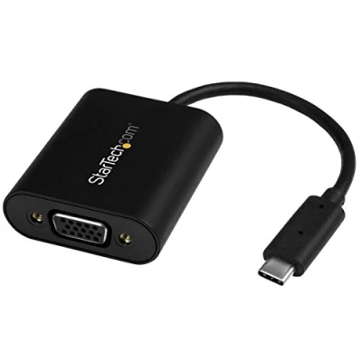 Immagine di StarTech.com Adattatore USB C a VGA con Switch Modalità Presentazione, 1920x1200, Tipo