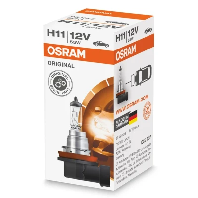 Immagine di OSRAM 64211 Lampadina, faro di profondità H11 12V 55W 3200K Alogeno AUDI: A4 B8 Avant, Q3, Q5, BMW: 3 Touring, Sedan, X1