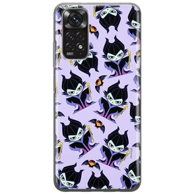 Immagine di Ert Group custodia per cellulare Xiaomi REDMI NOTE 11 4G/ 11S 4G originale e con licenza ufficiale Disney, modello Maleficent 004 adattato alla forma dello smartphone, in TPU