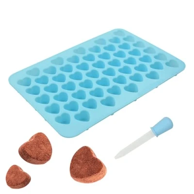 Immagine di Stampo in silicone per cubetti di ghiaccio,a forma cuore, plastica, a cubo ghiaccio，ice cube tray,cubetti ghiaccio silicone,ghiaccio stampo,stampo