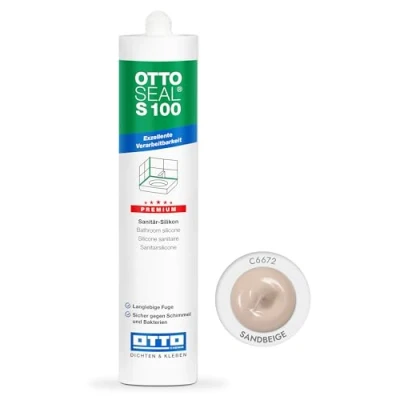 Immagine di OttoSeal S100 Silicone per sanitari, 300 ml, diversi colori a scelta