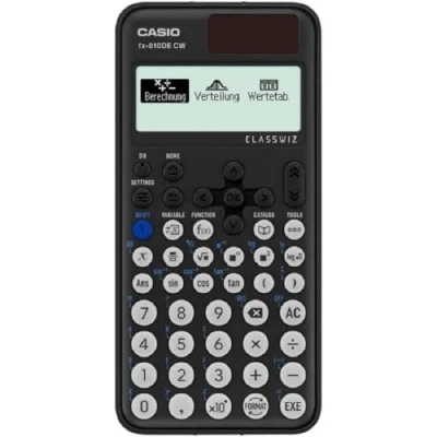 Immagine di Casio FX 810DE CW Calcolatrice tecnica scientifica Nero Display (cifre): 17 A batteria, energia solare (L x P) 77 10.7 162 mm