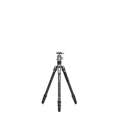 Immagine di Benro Rhino Carbon Fibre One Series Tripod/Monopod with VX20 Ballhead, 4 Leg Sections, Twist Locks, Padded Carrying Case (FRHN14CVX20) Max Height 164.5 cm