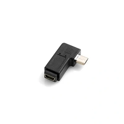 Immagine di SYSTEM S Adattatore da mini USB femmina a Micro maschio 90 destro ad angolo retto