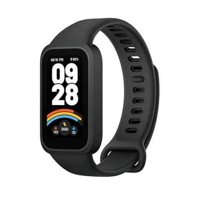 Immagine di Xiaomi Smart Band 9 Active Braccialetto di attività, autonomia fino a 18 giorni, schermo TFT da 1,47&quot; con frequenza aggiornamento 60 Hz, 5 ATM, App Mi Fitness, nero (versione ES), Nero, 45.90