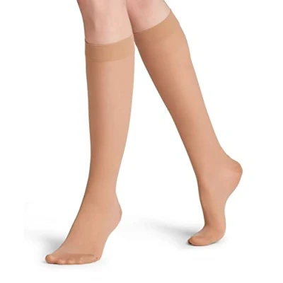 Immagine di FALKE Energize 30 DEN W KH trasparenti velati con compressione 1 paio, Calzini lunghi Donna, Effetto pelle (Cocoon 4059), 37 38